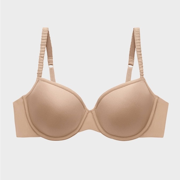 Set of 2 ThirdLove 24/7 Classic T-Shirt Bras, Size 36B1/2, Taupe - Picture 2 of 14